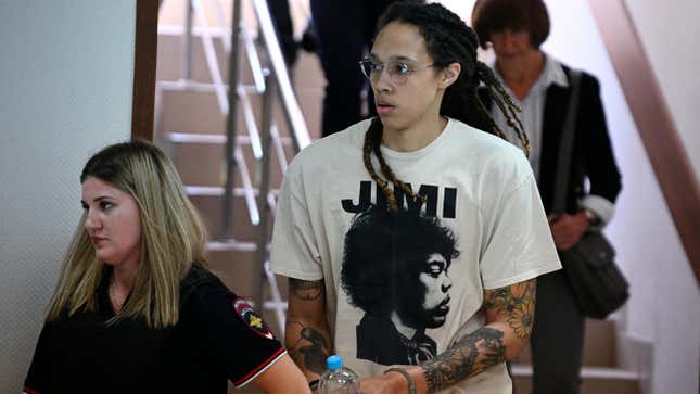 Brittney Griner’s Criminal Trial Is Underway in Russia & She’s Being Transported in a Cage, Her Wife Says