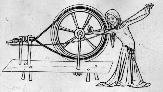 The Centuries-Old Symbolism of a Woman at Her Industrious, Somewhat Sexual Spinning