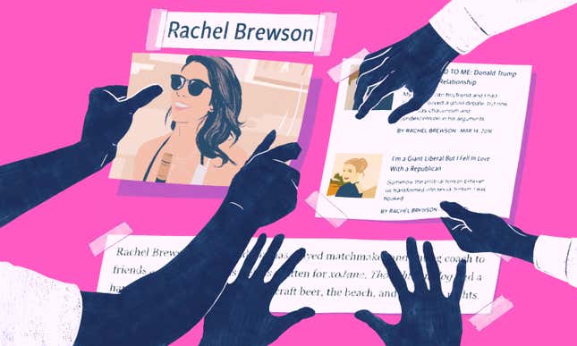 The Team of Men Behind Rachel Brewson, the Fake Woman Whose Trump-Fueled Breakup Went Viral 
