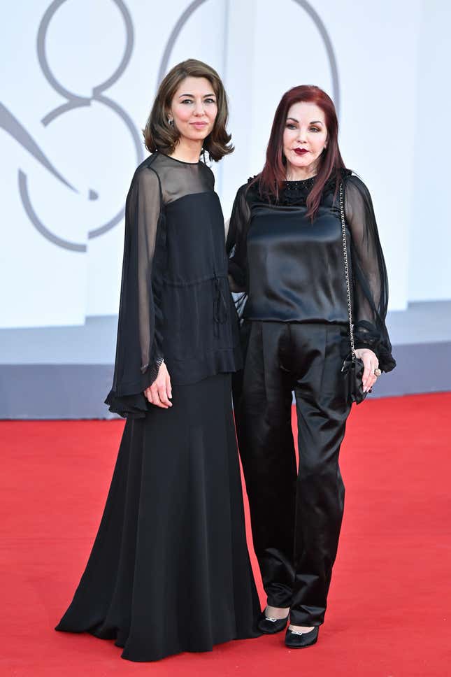 Sofia Coppola and Priscilla Presley