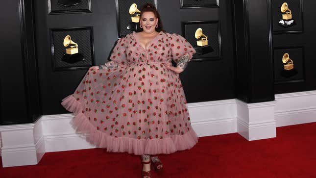 The Only Person Who Looks Good in the TikTok Strawberry Dress Is Tess Holliday