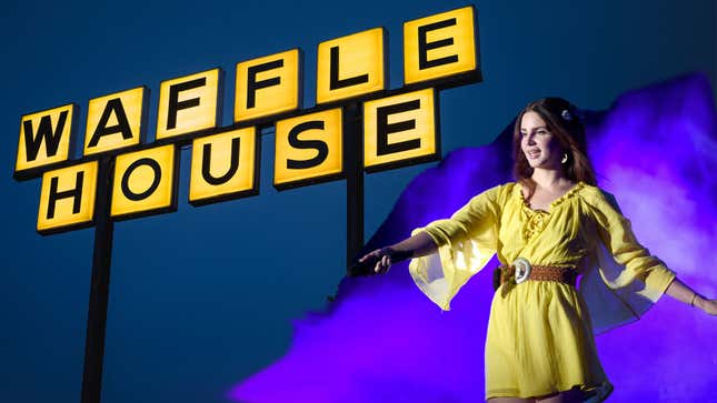 What’s Lana Del Rey Doing Working at Waffle House?