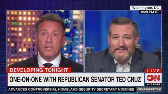 Chris Cuomo Wants to Know Why Ted Cruz Is Such a Punk