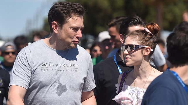 Grimes Would Like You to Know Her Boyfriend Elon Musk Is Very Similar to Bernie Sanders