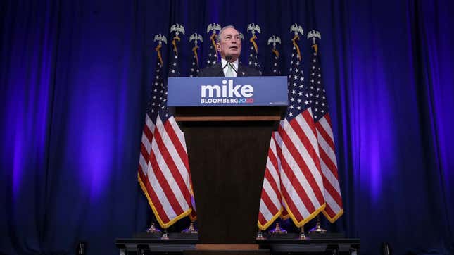 What the Hell Is Going on With Michael Bloomberg's Campaign Twitter Account?