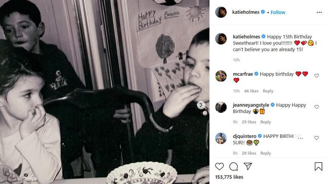 Happy Birthday Suri Cruise and Also Time Isn't Real