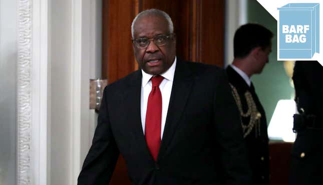 Justice Clarence Thomas Pens Bonkers 20-Page Screed Comparing Abortion and Birth Control to Eugenics