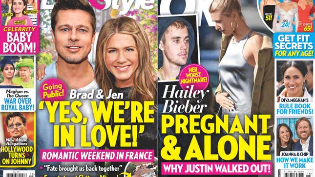 This Week In Tabloids: Does Scooter Braun Require Us Weekly to Airbrush Justin Bieber's Paparazzi Photos?