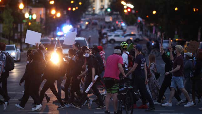 Man Who Sheltered 70 DC Protesters Says Police Tried to Pepper Spray Through His Windows