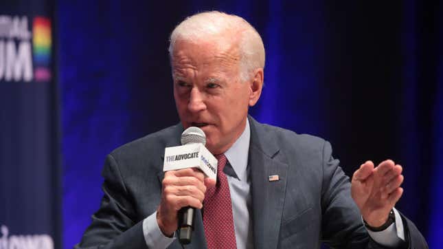 Joe Biden Insists He Is a Champion of Equality Right Before Calling a Woman Moderator 'Sweetheart'