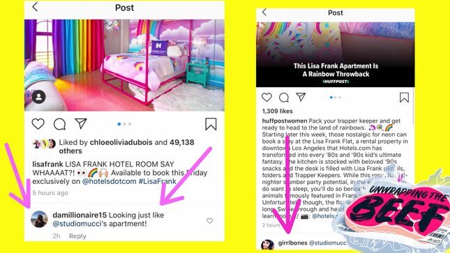 An Influencer Claims She Is Being Evicted Because the Lisa Frank Flat Copied Her Apartment Design