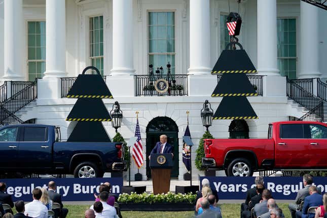 White House Uses Big Trucks to Demonstrate Good Values