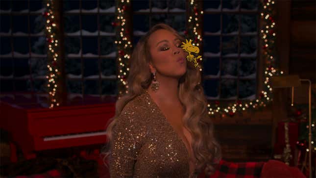 In Mariah Carey's Magical Christmas Special, a Diva Embraces Her Inner Camp