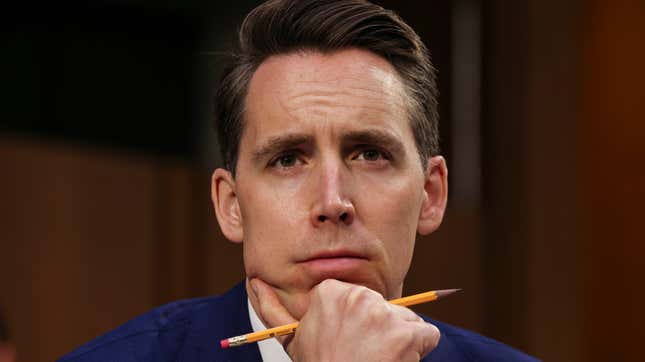 Would It Be a Hate Crime If I Punched Josh Hawley In His Smug Little Face