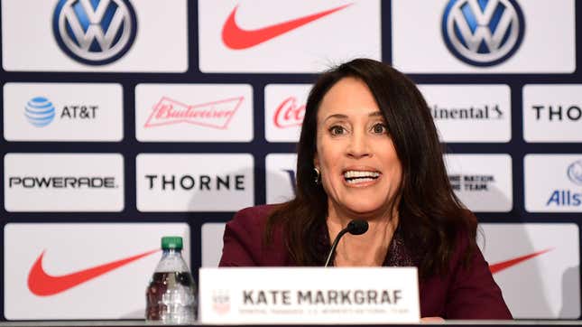 It's Possible that the U.S. Soccer Federation Promoted a Man So No One Would Notice How Much Less They Paid a Woman With the Same Job