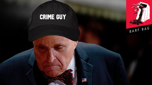 Crime Guy Rudy Giuliani Signs Up to Tell On Himself at Impeachment Trial