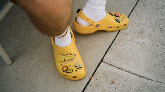 Justin Bieber's Crocs Are Here, and They're Yellow