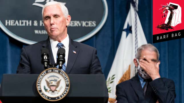 Mike Pence Says Holding Rallies Amid a Deadly Pandemic Is Just Demonstrating Freedom of Speech, Baby!