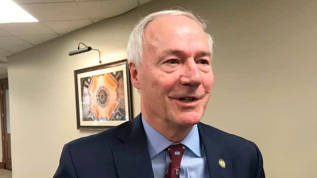 Arkansas Governor Tells People Who Want an Abortion to Fuck Off