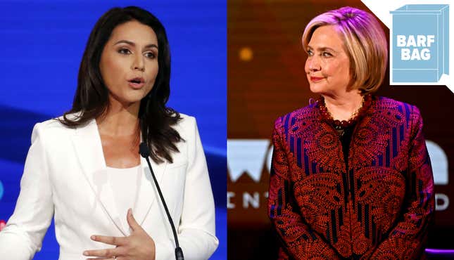 Let Us Journey Into a Truly Wild and Escalating Beef Between Tulsi Gabbard and Hillary Clinton