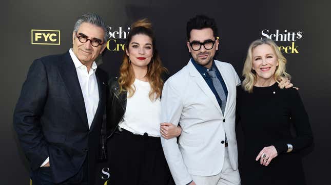 The Cast of Schitt's Creek Really Raided the Props Department