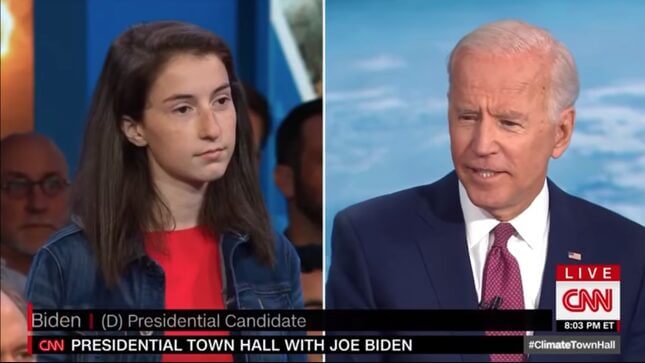 And Here We Have a 19-Year-Old Climate Activist Treating Joe Biden With Abject Skepticism [UPDATED]