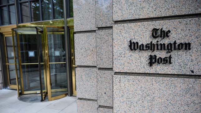 Seems Like the Washington Post Is Actually Pretty Sexist