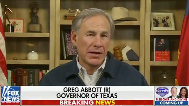 Texans Are Dying Without Power and Heat While Their Governor Rants About the Green New Deal