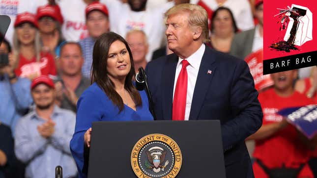 Trump Reportedly Suggested Sarah Sanders Fuck Kim Jong-un For Foreign Policy Perks