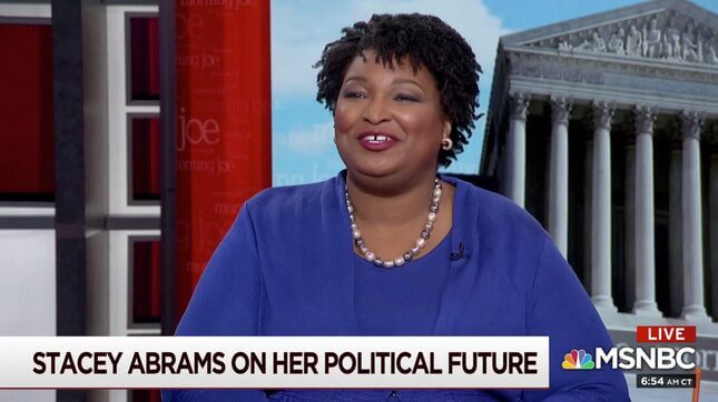 Stacey Abrams Isn't Running On Your Timeline
