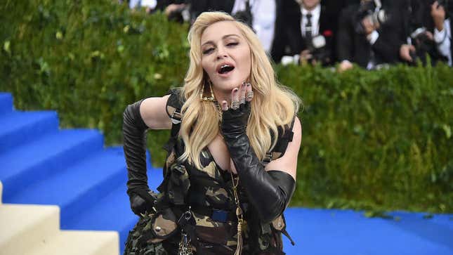 Madonna Has John Lennon's "Imagine" Lyrics Hanging Over Her Toilet