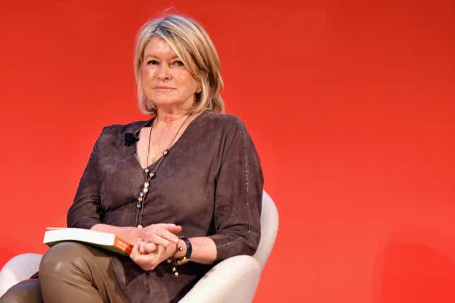 Martha Stewart Likes Her Wine With Ice Cubes