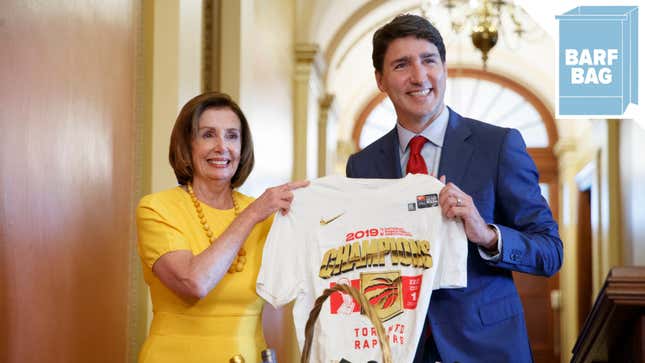 Nancy Pelosi Could Have at Least Given Justin Trudeau Some Nice Weed