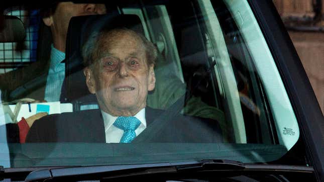 Prince Philip Looks Like 98-Year-Old Man He Is as He Leaves Hospital for Christmas With Queen Elizabeth II