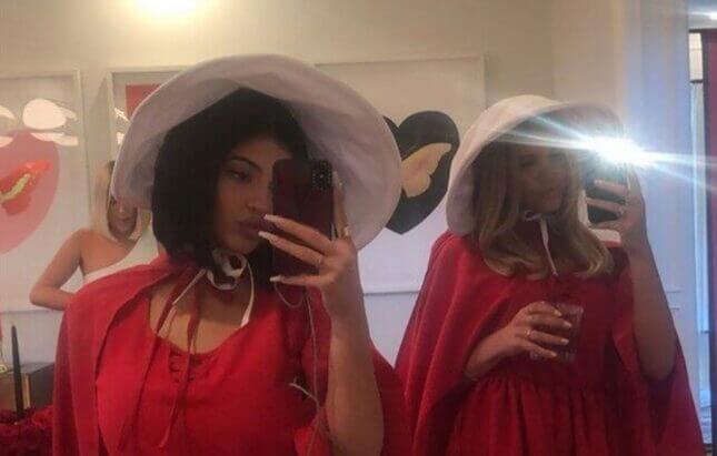 Of Course Kylie Jenner and Sofia Richie Dressed Up as Handmaids for an Influencer's Birthday Party