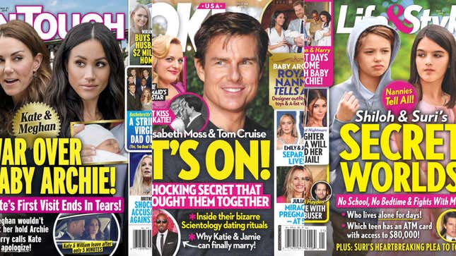 This Week In Tabloids: Elisabeth Moss and Tom Cruise Begin Their Scientology Mating Ritual