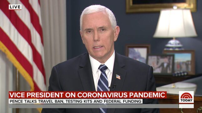 Watch Pandemic Expert Mike Pence BS His Way Through a Coronavirus Interview