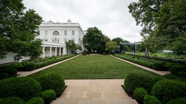 Melania's New White House Rose Garden Is Fittingly Joyless and Empty