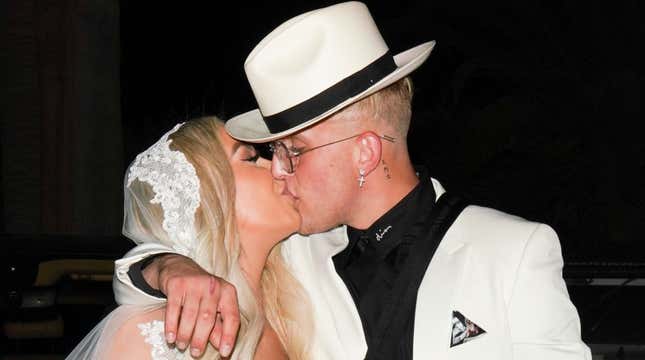 Of Course Jake Paul and Tana Mongeau’s Possibly Fake Wedding Ended in a Champagne-Induced Fistfight