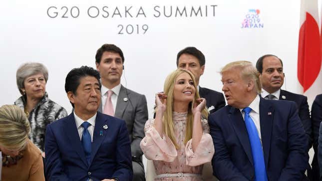 Ivanka Trump Had a Lovely Weekend Pretending to Be a World Leader