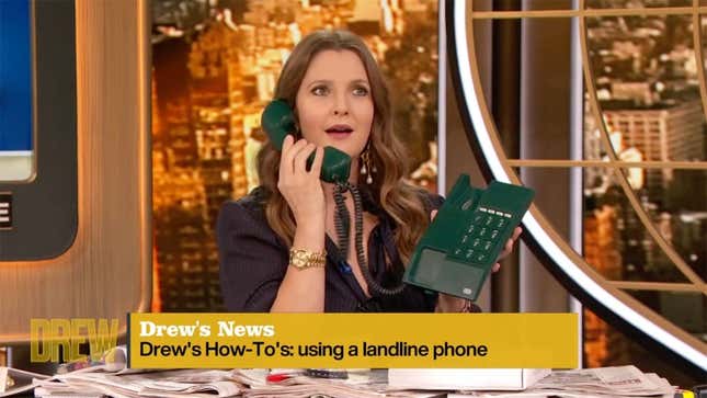 Allow Drew Barrymore to Teach You How to Use a Telephone