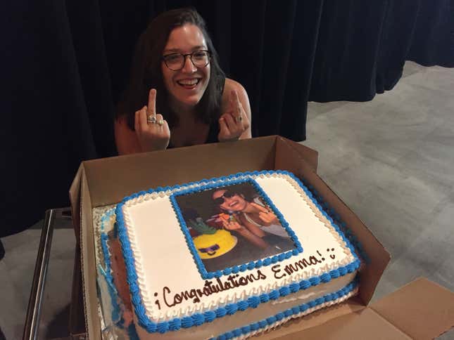 Congratulations, You Did It Emma