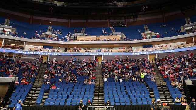 Only 6,200 People Showed Up To Trump's Tulsa Rally