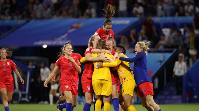 Please Enjoy These Photos of the US Women's Soccer Team Sipping Tea, Butchering England