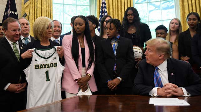 Do You Think These Baylor Athletes Had Fun at the White House?
