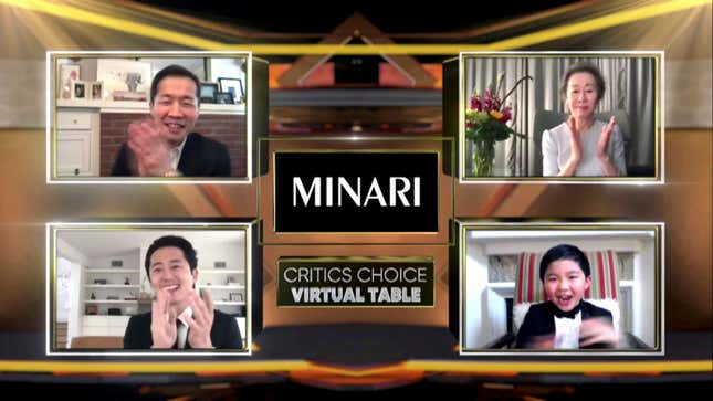 It's Impossible Not to Tear Up at Minari Star Alan Kim's Critics' Choice Acceptance Speech