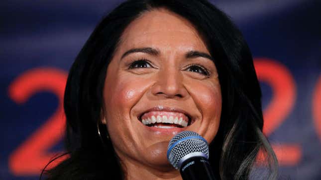 Tulsi Gabbard's Back, This Time With Some Transphobia
