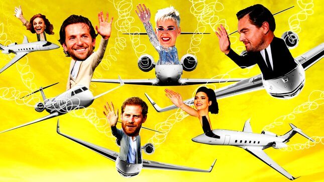 Look at All These Celebrities Fighting Climate Change With Private Jets!