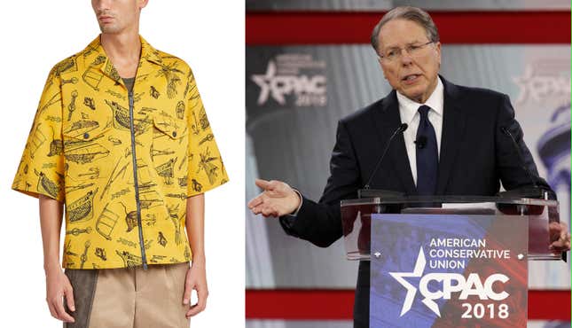 Some Select Items from NRA Chief Executive Wayne LaPierre's Favorite Boutique