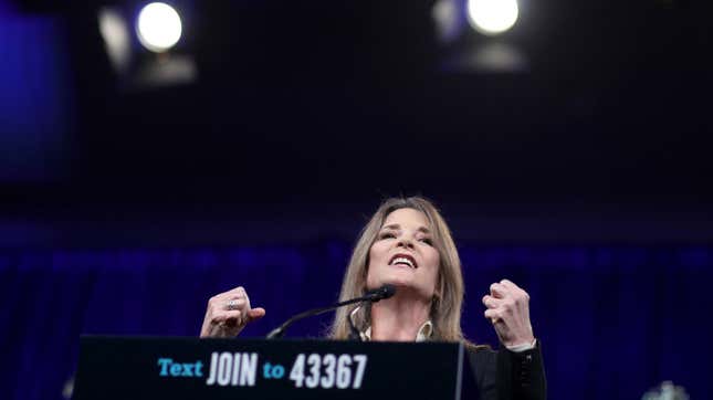 Marianne Williamson Tweets and Deletes a Message Encouraging 'Prayer, Meditation, Visualization' to 'Turn Away' Hurricane Dorian